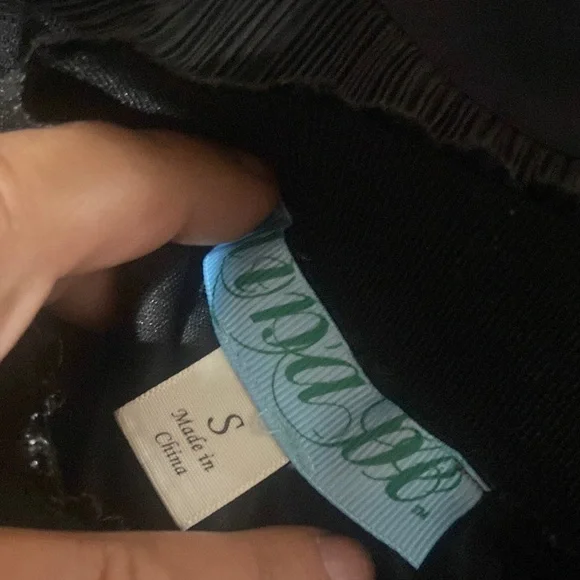 Aina Be Black Tulle Floral Lace layered Skirt - Picture 9 of 10